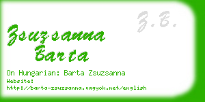 zsuzsanna barta business card